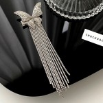 Accesoriu pentru decor par TRD046KK Argintiu cu cristale Luxury Accesoriu pentru decor par TRD046KK Argintiu cu cristale Luxury